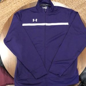 Purple Under Armor sweatshirt